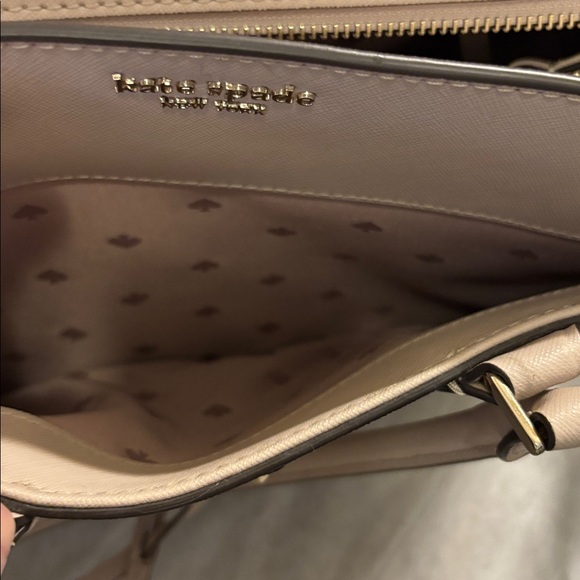 Kate Spade Cream Satchel with Floral Accents - Picture 5 of 6